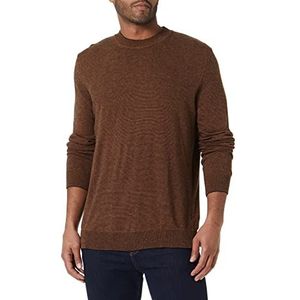 Sisley Mens L/S 108WT100Y Sweater, Brown 904, M