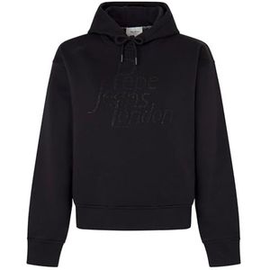 Pepe Jeans Harriet sweatshirt met capuchon voor dames, Zwart (zwart), XS