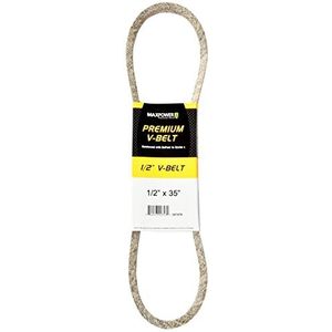 MAXPOWER V-riemen 347478, versterkt met kevlar, 1/2"" x 35"" - 4L350 - buitenlengte L(a) 890 mm.