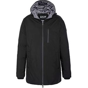 SCHOTT NYC Uniseks Fargo, lang, ritssluiting, gelast, Zwart, XL