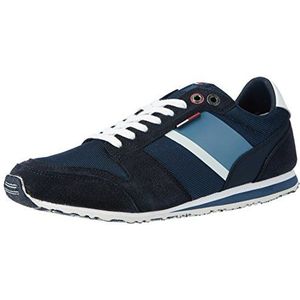 Tommy Hilfiger S2385PRINT 2C1 herensneakers, blauw (inkt 006), 41 EU, blauw inkt 006, 41 EU
