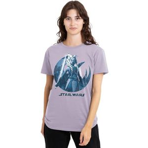 Star Wars Ahsoka Ready dames T-shirt, lavendar, klein, Lavendel, S