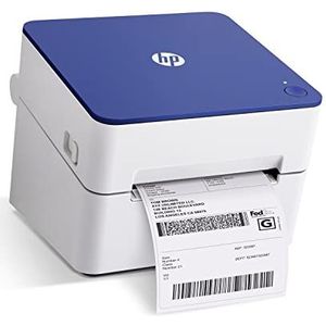 HP Work Solutions verzendbare 4x6 thermische labelprinter Gebruiksvriendelijke, snelle 300 DPI-printer voor thuiskantoor of bedrijf Ondersteunt pc en Mac