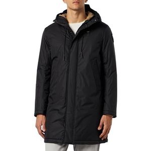 Blauer Waterdicht/lange trenchcoat parka heren, 999 Zwart, XXL