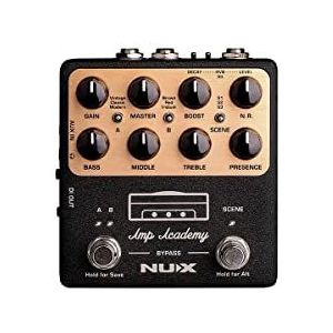 NUX NGS6 Amp Academy - Stomp Box Amp Modeler, Zwart