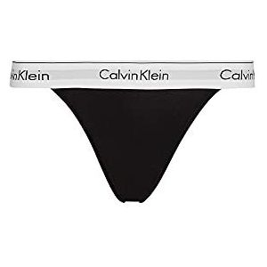 Calvin Klein CK Wmn String met hoge pijpen Zwart, Zwart, XL