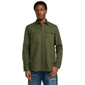 G-Star RAW CPO regular overhemd, Meerkleurig (Asvouw/Dk Moss Oxford D23583-c895-g779), S