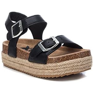 XTI 58097, platte sandalen voor meisjes, Blanco Y Gris, 38 EU