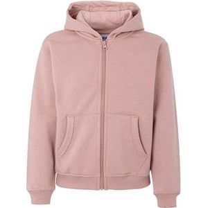 Mukua Byron Kids Kindersweatshirt met ritssluiting en capuchon, Licht roze, 12-14 años