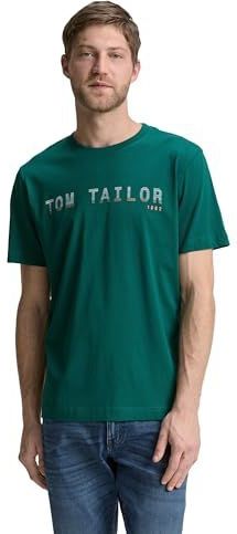 TOM TAILOR T-shirt voor heren, 10413 - Fairway Green, M