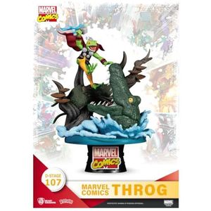 Beast Kingdom Verzamelfiguur Dstage Marvel - Thor, kikker trog - Officiële verzamelaarsfiguur - Thor Gadget, Marvel cadeau, Thor cadeau