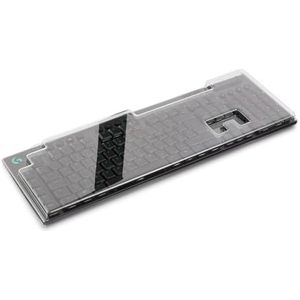 Decksaver Beschermhoes voor Logitech G915 / G815 toetsenbordserie, rookerig/transparant, gemaakt in het Verenigd Koninkrijk