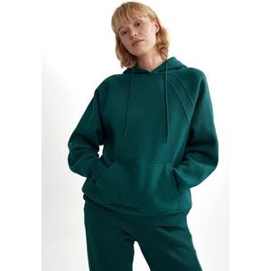 DeFacto Gebreid sweatshirt voor dames, groen, XL