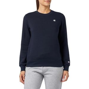 Champion Legacy Basics W-Light Powerblend Fleece Crewneck Sweatshirt voor dames, Navy Blauw, M