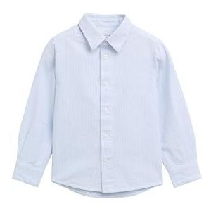 Overhemd - Krijtstrepen - Katoen - Lange Mouw - Regular Fit