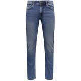 Only & Sons Heren ONSWEFT REG M TRUETEMP PK 1886 NOOS Jeans, Blauw Denim, Standaard
