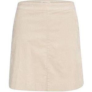Part Two Mini-rok voor dames, hoge taille, zakken, corduroy, stof, elastische taille, dames, Perfectly Pale, 30 NL
