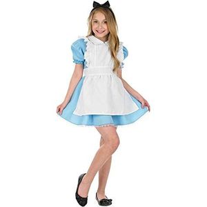 Fun Shack Alice Kostuum Kids Blauwe Jurk Halloween Kostuums voor Meisjes XL