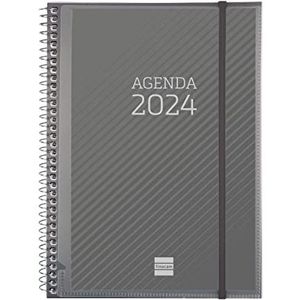 Finocam - Agenda 2024 met spiraalbinding, personaliseerbaar, weekoverzicht, verticaal, januari 2024 - december 2024 (12 maanden), Catalaans