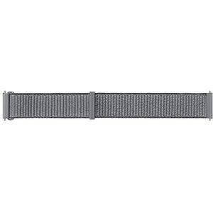 Samsung Fabric Band ET-SVR86, horlogeband voor Galaxy Watch4 met 20 mm brugbreedte, maat M van geweven nylon, grijs