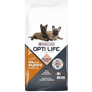 VERSELE-LAGA - Opti Life Puppy Sensitive All Breeds - Brokjes voor gevoelige pups - Alle rassen - 12,5kg