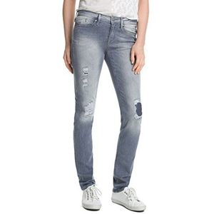 edc by ESPRIT dames jeansbroek Soft Destroyed