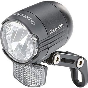 Prophete Led-koplamp 120 lux | fietsverlichting | aluminium | OSRAM LED's | voor e-bike (6-48 V) | incl. houder | zijdelingse zichtbaarheid