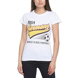 Football Fan Dames T-Shirt World Cup Football 2014 Germany Script Womens T-shirt