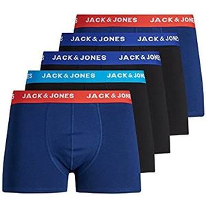 JACK & JONES Boxershorts voor heren, verpakking van 5 stuks, in de maten XS tot XXL, surf The Web, XXL