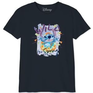 Disney Wild for Spring Stitch BODLILOTS013 T-shirt voor jongens, marineblauw, maat 06 jaar, Marine., 6 Jaren