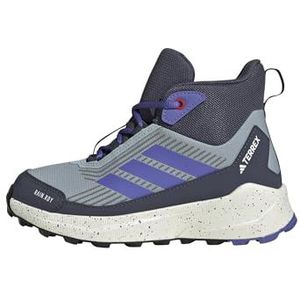 adidas Uniseks-Kind Terrex Trailmaker 2 Mid RAIN.RDY Hiking Shoes Kids, Magic Grey/Semi Cobalt Blue/Shadow Navy, 37 1/3 EU