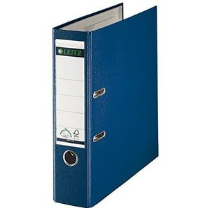 Leitz 10101035 180° kunststof hefboom boogvijl A4 80 mm (blauw) - 10 stuks