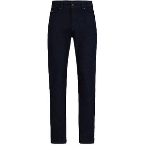BOSS Re.Maine BC-C Regular Fit jeans voor heren, van comfortabel stretch-denim in donker indigoblauw, Dark Blue403, 36W x 36L
