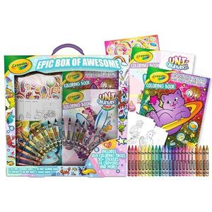 Crayola - Super Wonder Set, Draagbare Tekenset met Handvat, Creatieve Activiteit en Cadeau voor Kinderen, vanaf 3 jaar, 25-0836