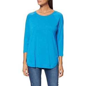 Comma CI Dames T-Shirt 3/4 mouw, 5519 Vibrant Blue, 34