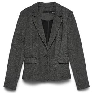 VERO MODA Vmjulia Ls Glitter Blazer JRS Noos, zwart, 38