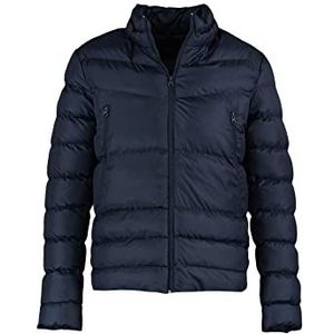 Trendyol Heren staande kraag effen normale winterjas jas, marineblauw, XL, marineblauw, XL