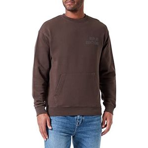 Replay Heren M6264 Sweatshirt, 416 Dark Coffee, XS
