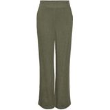 PIECES - Vinsty - Broek - Hoog Taille - Zwart - Polyester