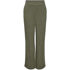 PIECES - Vinsty - Broek - Hoog Taille - Zwart - Polyester