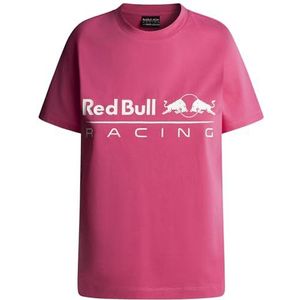 PEPE JEANS dames STANDARD FIT TEE T-shirt, roze (DEEP FUCHSIA), S, Roze (diepe fuchsia), S