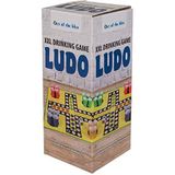 Out of the Blue 79/4022 - XXL drinkspel Ludo, met 16 drinkbekers en schuimkubus, beker voor ca. 300 ml, speeloppervlak ca. 90 x 90 cm, in geschenkdoos