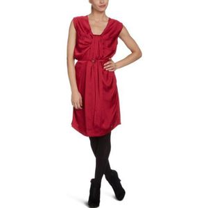ck Calvin Klein damesjurk (knieleng), KWW470F1F00, rood (4B8), 40 NL/L