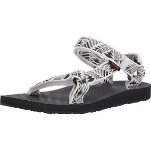 Teva Originele universele sport- en outdoorsandalen voor dames, Boemerang Wit Grijs, 7.5 UK