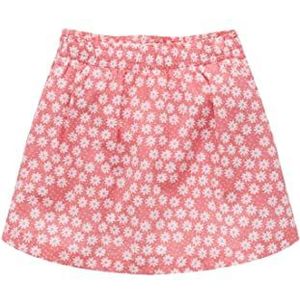 TOM TAILOR Meisjes Minirok met all-over print 1031777, 29908 - Pink White Flower Design, 104-110