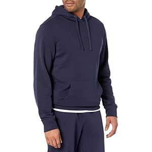 Amazon Essentials Lichtgewicht sweatshirt met lange mouwen voor heren van Franse badstof (verkrijgbaar in Big & Tall), marineblauw, L