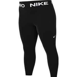 Nike W Nk PRO 365 7/8 Tght broek, zwart/wit, 62 dames, Zwart/Wit, 58 NL