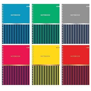 TTS spiraalnotitieboek 'Lines' A5 Soft Cover - envelop, gelinieerd