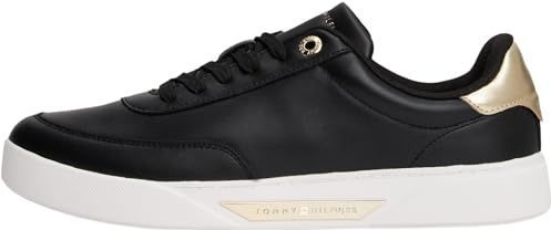 Tommy Hilfiger - ESSENTIAL CHIC COURT SNEAKER - Zwart - Plateausneakers