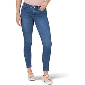 Lee Uniforms Vrouwen beeldhouwen Slim Fit Skinny Leg Jean, Luna, 38 NL/Kort